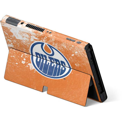 NHL Edmonton Oilers Frozen Nintendo Switch OLED (2021) Skin