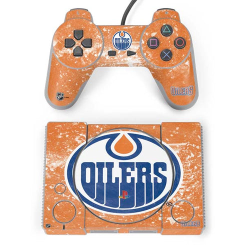 NHL Edmonton Oilers Frozen PlayStation Classic Bundle Skin