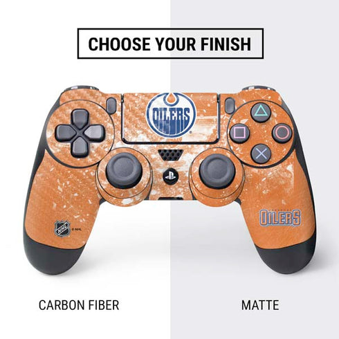NHL Edmonton Oilers Frozen PS4 Controller Skin