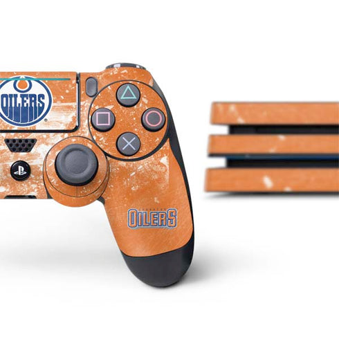 NHL Edmonton Oilers Frozen PS4 Pro Bundle Skin