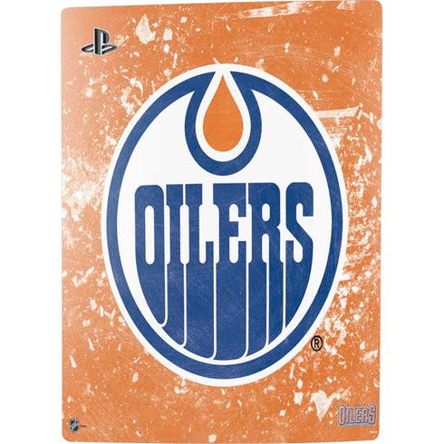 NHL Edmonton Oilers Frozen PS5 Digital Edition Console Skin