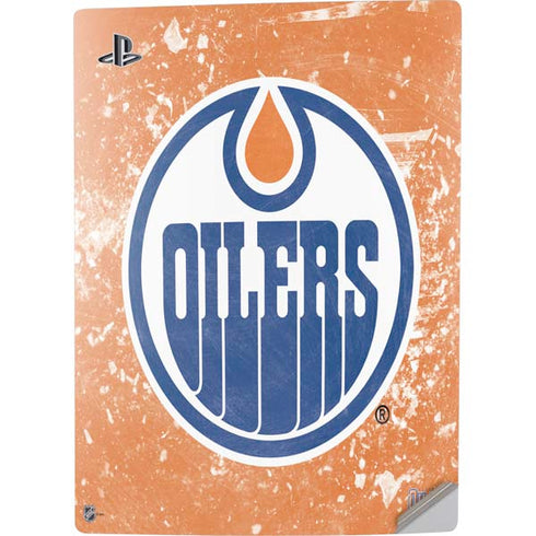 NHL Edmonton Oilers Frozen PS5 Digital Edition Console Skin