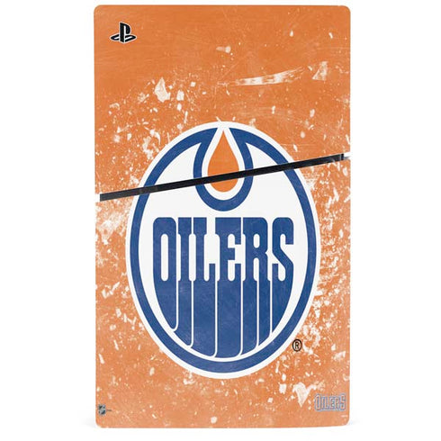 NHL Edmonton Oilers Frozen PS5 Slim Disk Bundle Skin
