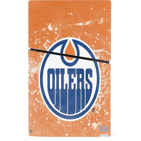 NHL Edmonton Oilers Frozen PS5 Slim Digital Edition Console Skin
