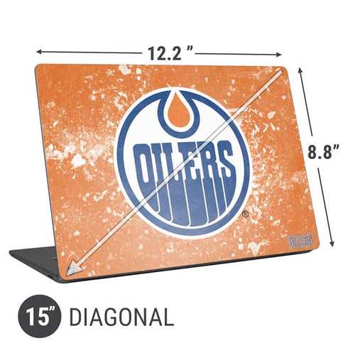 NHL Edmonton Oilers Frozen Universal Laptop 15in (12.2 x 8.8in) Skin