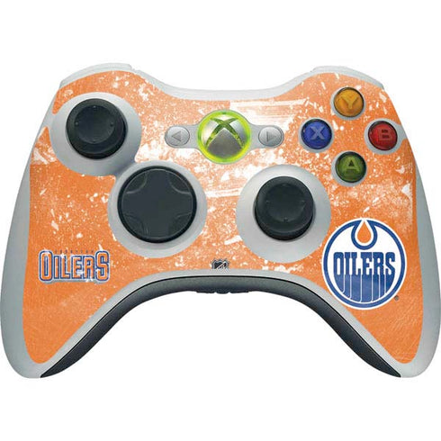 NHL Edmonton Oilers Frozen Xbox 360 Wireless Controller Skin