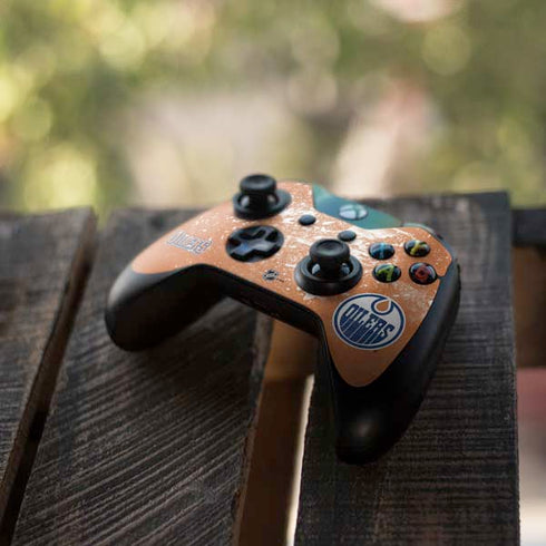 NHL Edmonton Oilers Frozen Xbox One Controller Skin