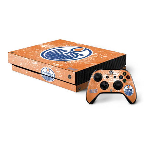 NHL Edmonton Oilers Frozen Xbox One X Bundle Skin