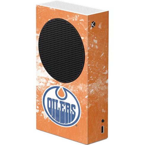 NHL Edmonton Oilers Frozen Xbox Series S Console Skin