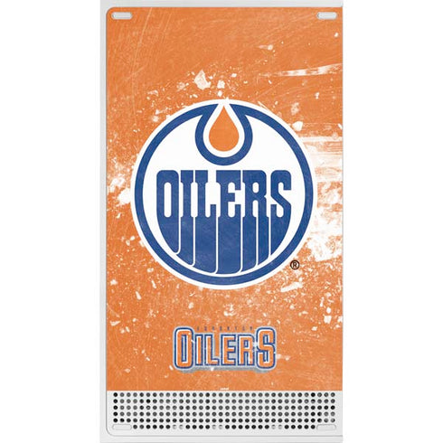 NHL Edmonton Oilers Frozen Xbox Series S Console Skin