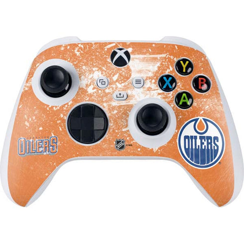 NHL Edmonton Oilers Frozen Xbox Series S Controller Skin