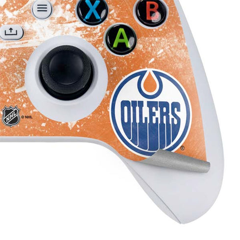 NHL Edmonton Oilers Frozen Xbox Series S Controller Skin