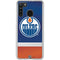 NHL Edmonton Oilers Jersey Galaxy A21 Clear Case