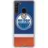 NHL Edmonton Oilers Jersey Galaxy A21 Clear Case