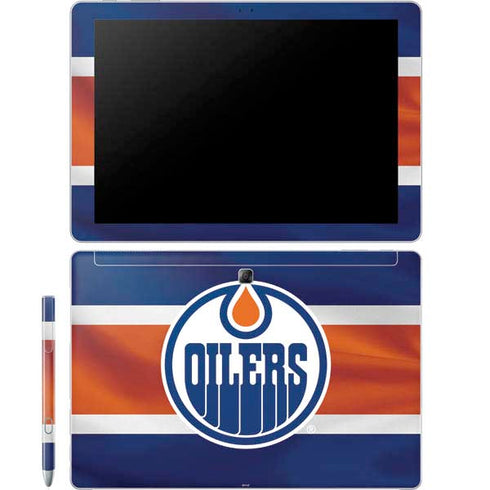 NHL Edmonton Oilers Jersey Galaxy Book 12in Skin