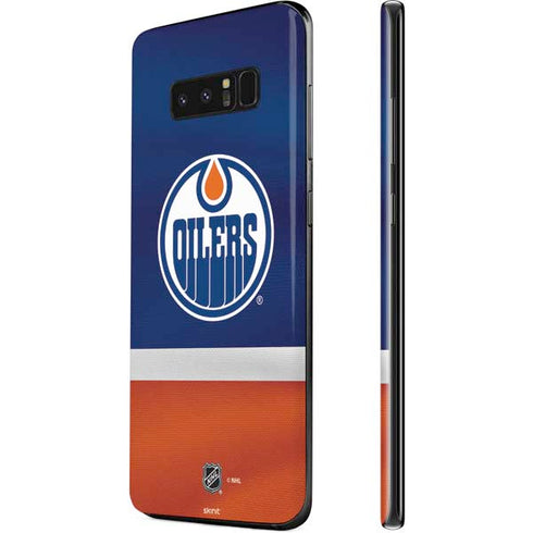 NHL Edmonton Oilers Jersey Galaxy Note 8 Skin