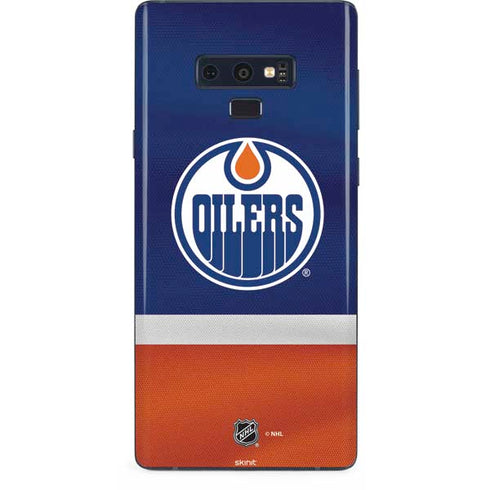 NHL Edmonton Oilers Jersey Galaxy Note 9 Skin