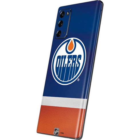 NHL Edmonton Oilers Jersey Galaxy Note20 5G Skin
