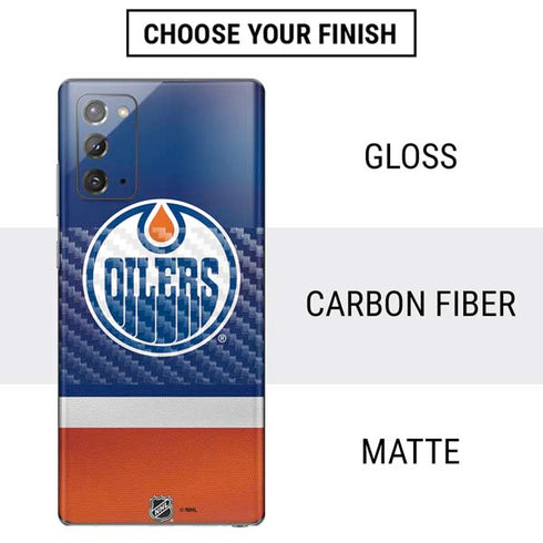 NHL Edmonton Oilers Jersey Galaxy Note20 5G Skin