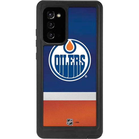 NHL Edmonton Oilers Jersey Galaxy Note20 5G Waterproof Case