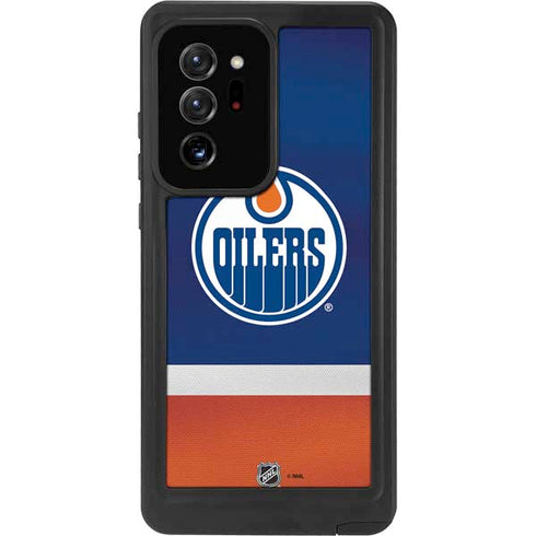 NHL Edmonton Oilers Jersey Galaxy Note20 Ultra 5G Waterproof Case