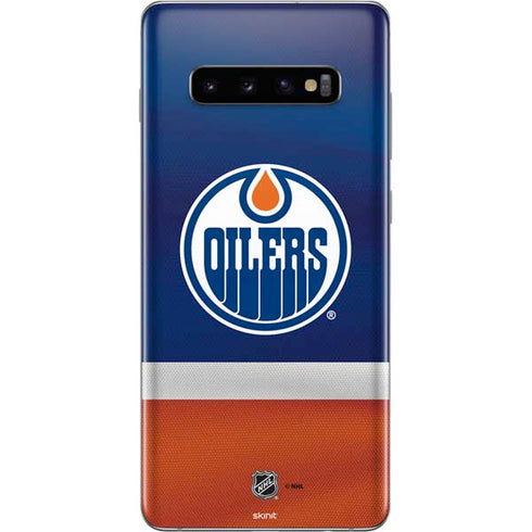 NHL Edmonton Oilers Jersey Galaxy S10 Plus Skin