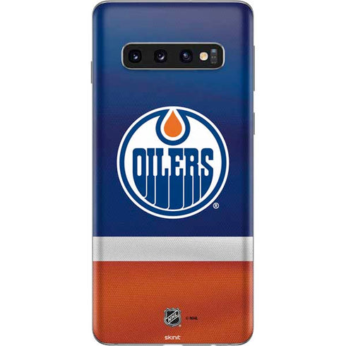 NHL Edmonton Oilers Jersey Galaxy S10 Skin