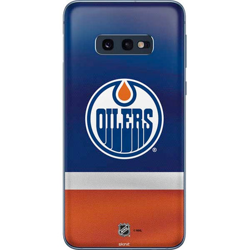 NHL Edmonton Oilers Jersey Galaxy S10e Skin