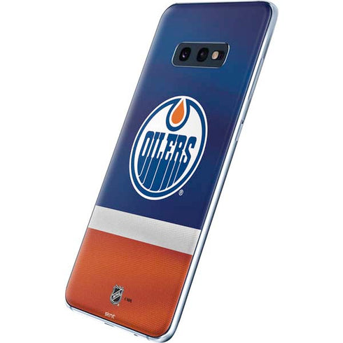 NHL Edmonton Oilers Jersey Galaxy S10e Skin