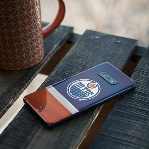 NHL Edmonton Oilers Jersey Galaxy S10e Skin