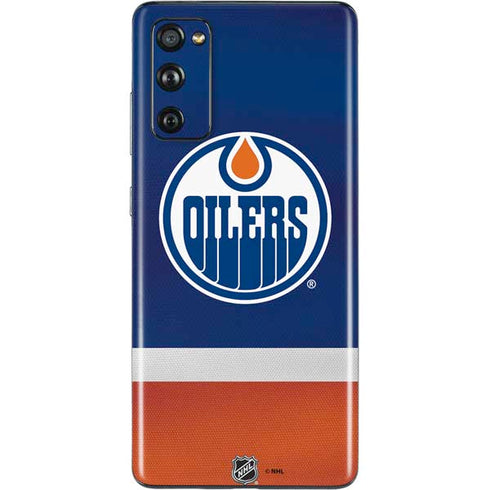 NHL Edmonton Oilers Jersey Galaxy S20 Fan Edition Skin