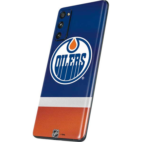 NHL Edmonton Oilers Jersey Galaxy S20 Fan Edition Skin