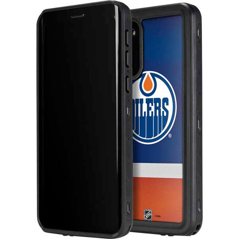 NHL Edmonton Oilers Jersey Galaxy S20 Plus Waterproof Case