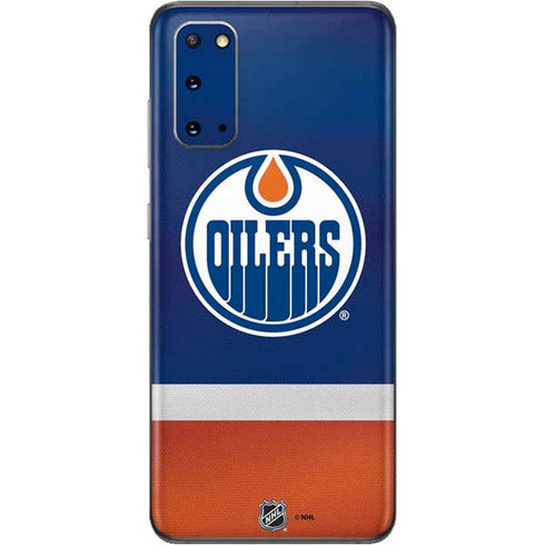 NHL Edmonton Oilers Jersey Galaxy S20 Skin
