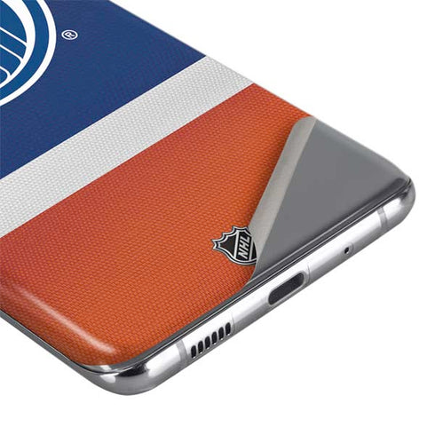 NHL Edmonton Oilers Jersey Galaxy S20 Skin