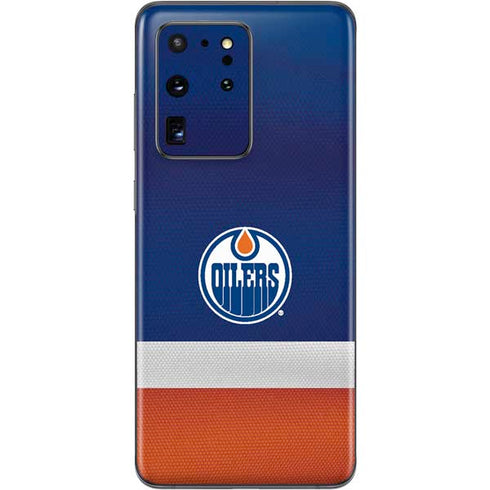 NHL Edmonton Oilers Jersey Galaxy S20 Ultra 5G Skin