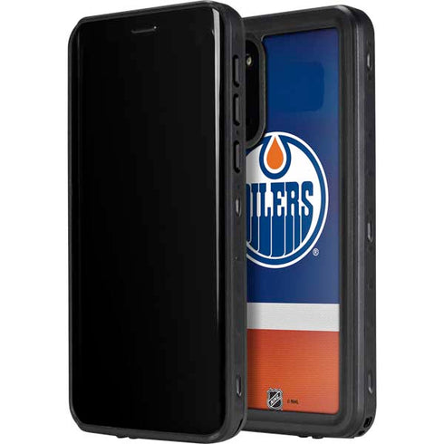 NHL Edmonton Oilers Jersey Galaxy S20 Waterproof Case
