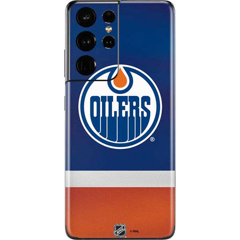 NHL Edmonton Oilers Jersey Galaxy S21 Ultra 5G Skin