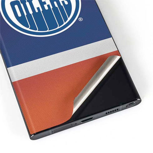 NHL Edmonton Oilers Jersey Galaxy S22 Ultra Skin