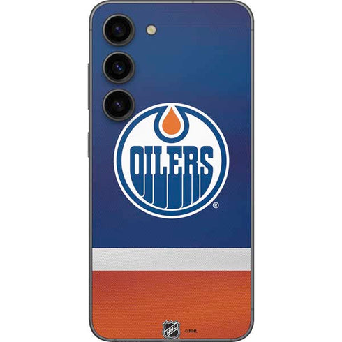 NHL Edmonton Oilers Jersey Galaxy S23 Skin
