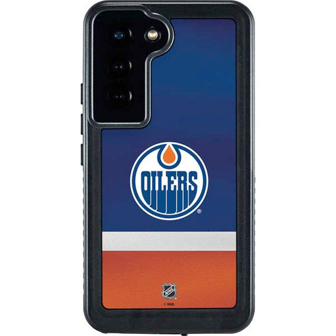 NHL Edmonton Oilers Jersey Galaxy S23 Waterproof Case