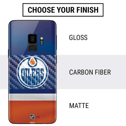 NHL Edmonton Oilers Jersey Galaxy S9 Skin