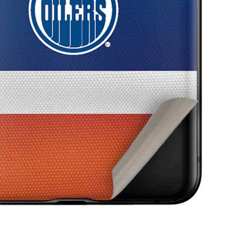 NHL Edmonton Oilers Jersey Galaxy Z Flip Skin