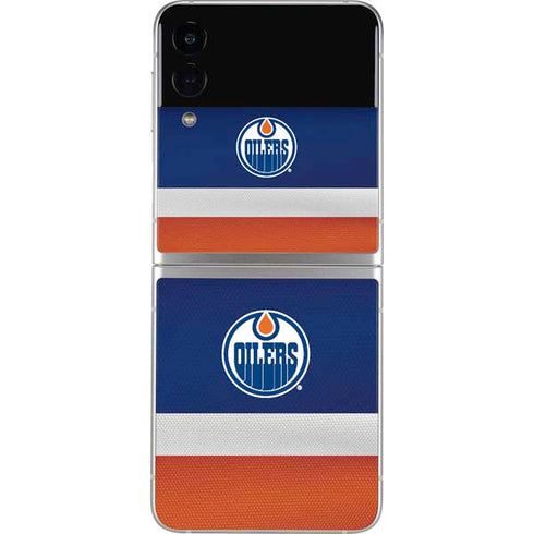 NHL Edmonton Oilers Jersey Galaxy Z Flip3 5G Skin