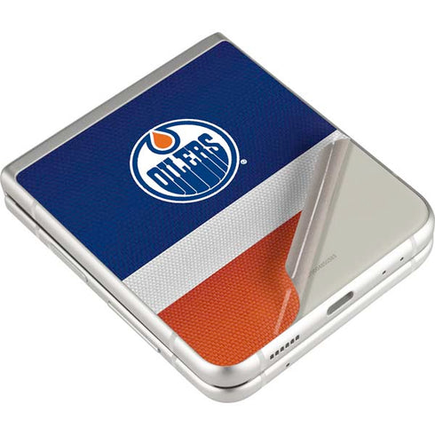 NHL Edmonton Oilers Jersey Galaxy Z Flip3 5G Skin