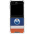 NHL Edmonton Oilers Jersey Galaxy Z Flip5 5G Clear Case