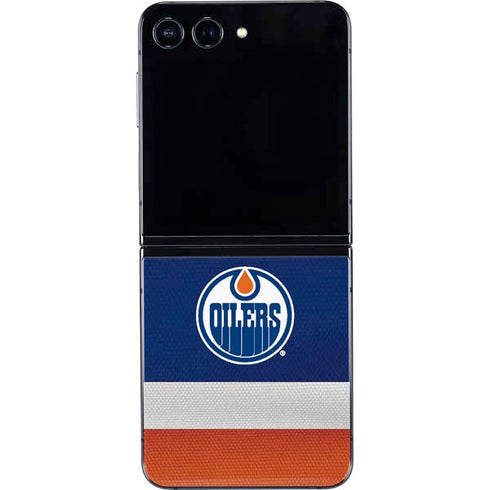 NHL Edmonton Oilers Jersey Galaxy Z Flip5 5G Skin