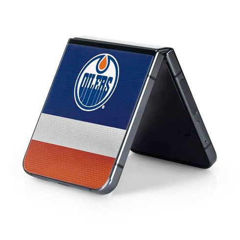 NHL Edmonton Oilers Jersey Galaxy Z Flip5 5G Skin