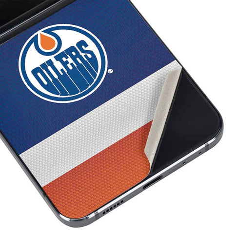 NHL Edmonton Oilers Jersey Galaxy Z Flip5 5G Skin
