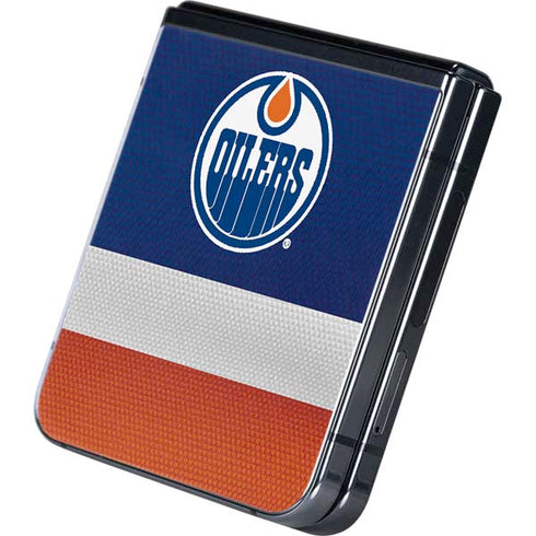 NHL Edmonton Oilers Jersey Galaxy Z Flip5 5G Skin
